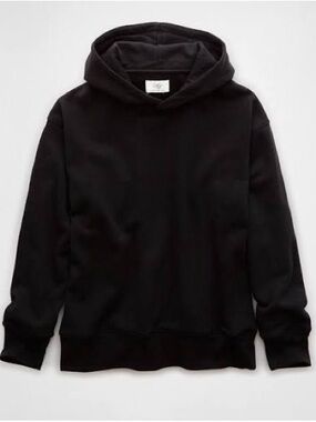 American Eagle Outfitters Black Hooded Sweatshirt XL
